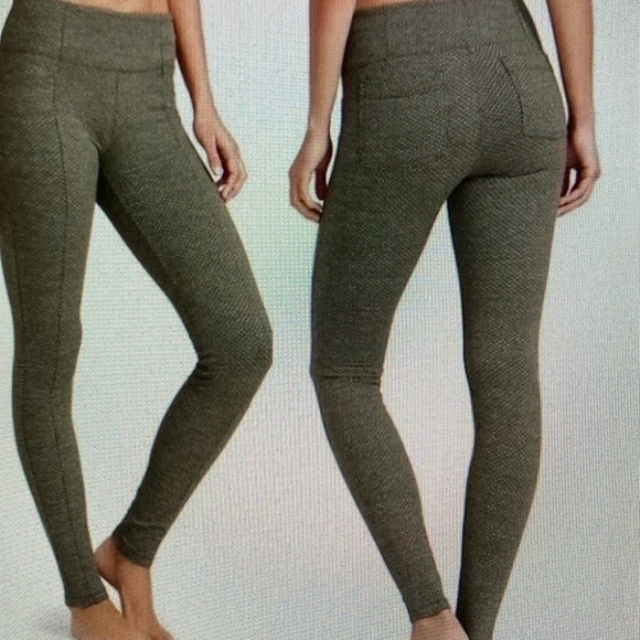 Athleta Metro Criss Cross Ankle Leggings High Waist Workout‎ Athletic Women L - Picture 11 of 11